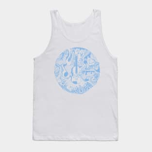 Light Blue Circle of Music Tank Top